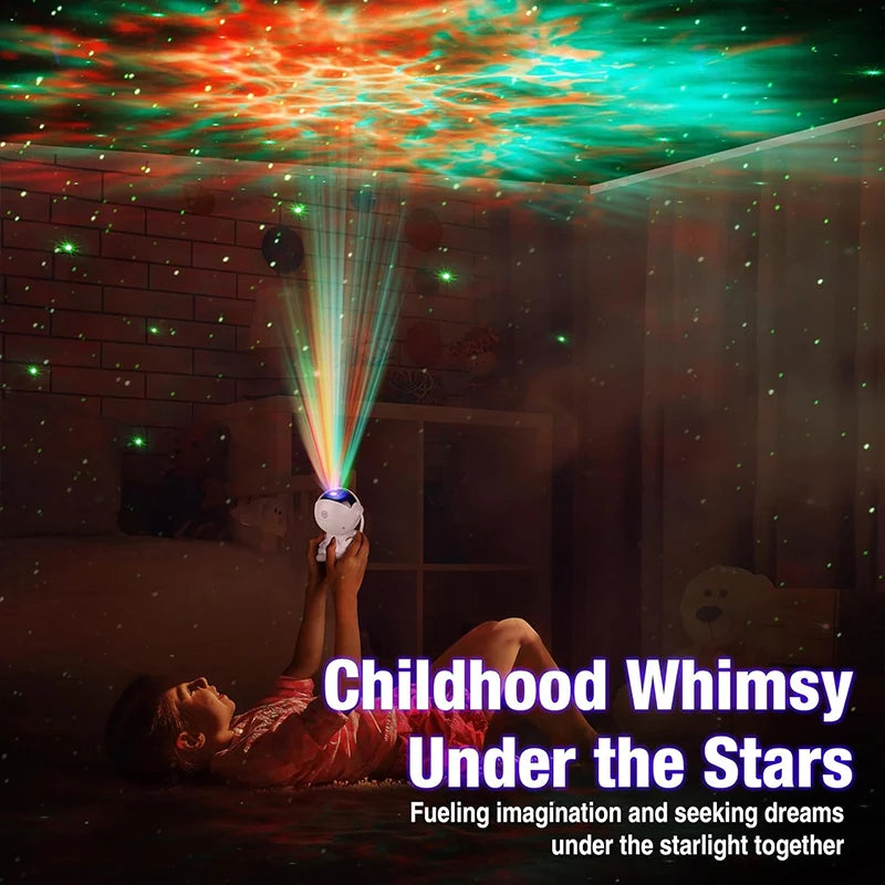 Astronaut Galaxy Projector - LED Night Light