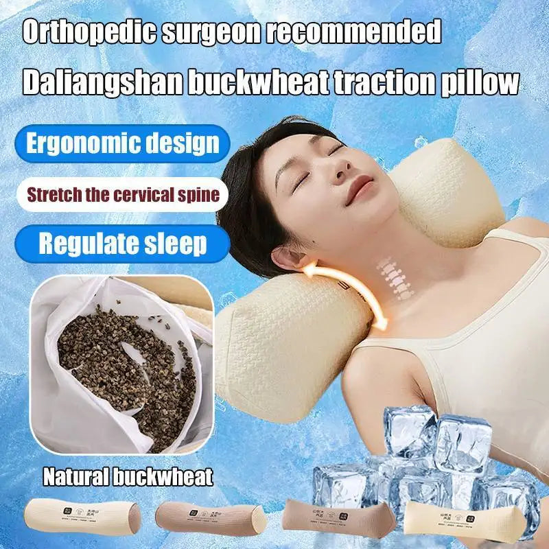 Buckwheat Cervical Traction Pillow