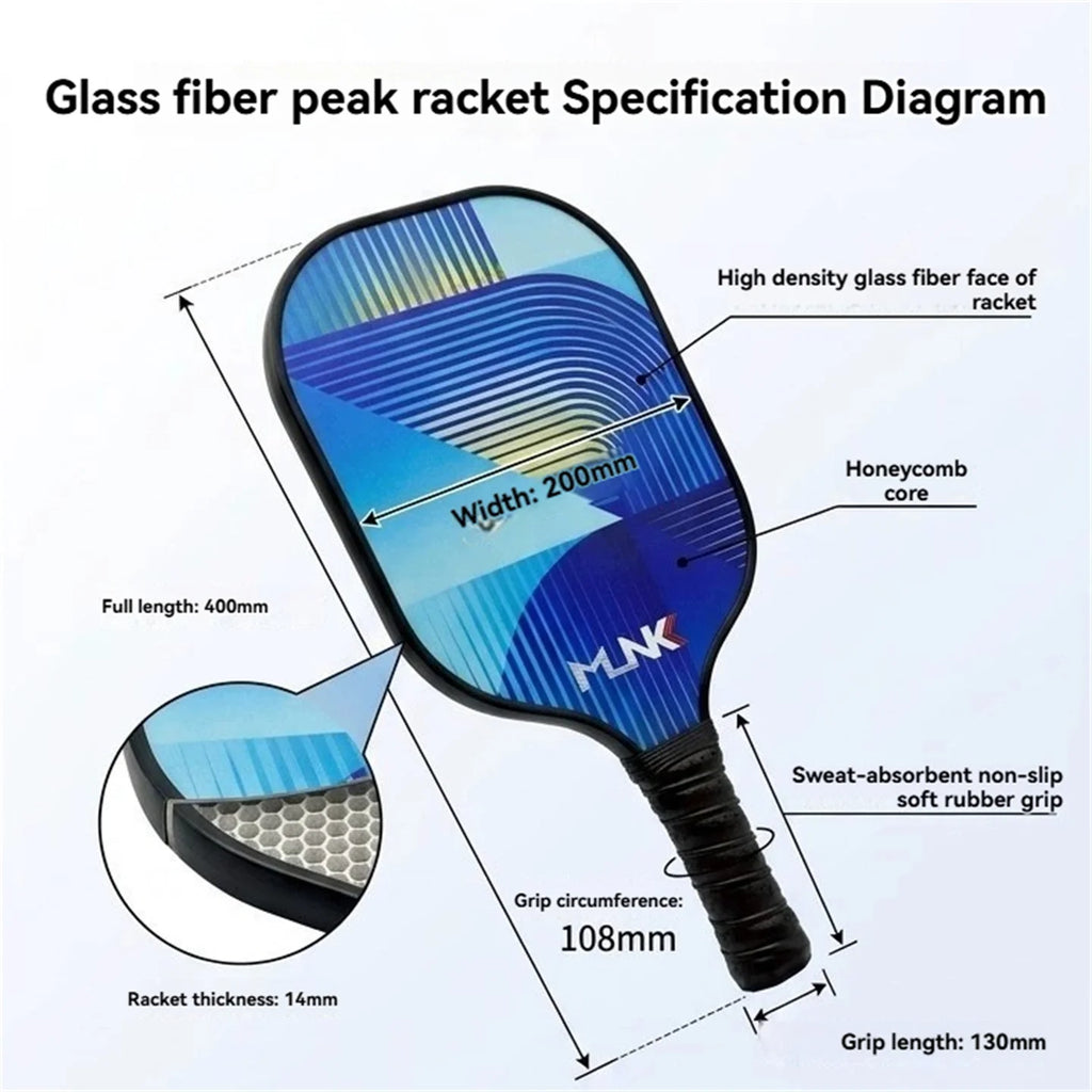 Pickleball Paddle Set with Balls - angle 3